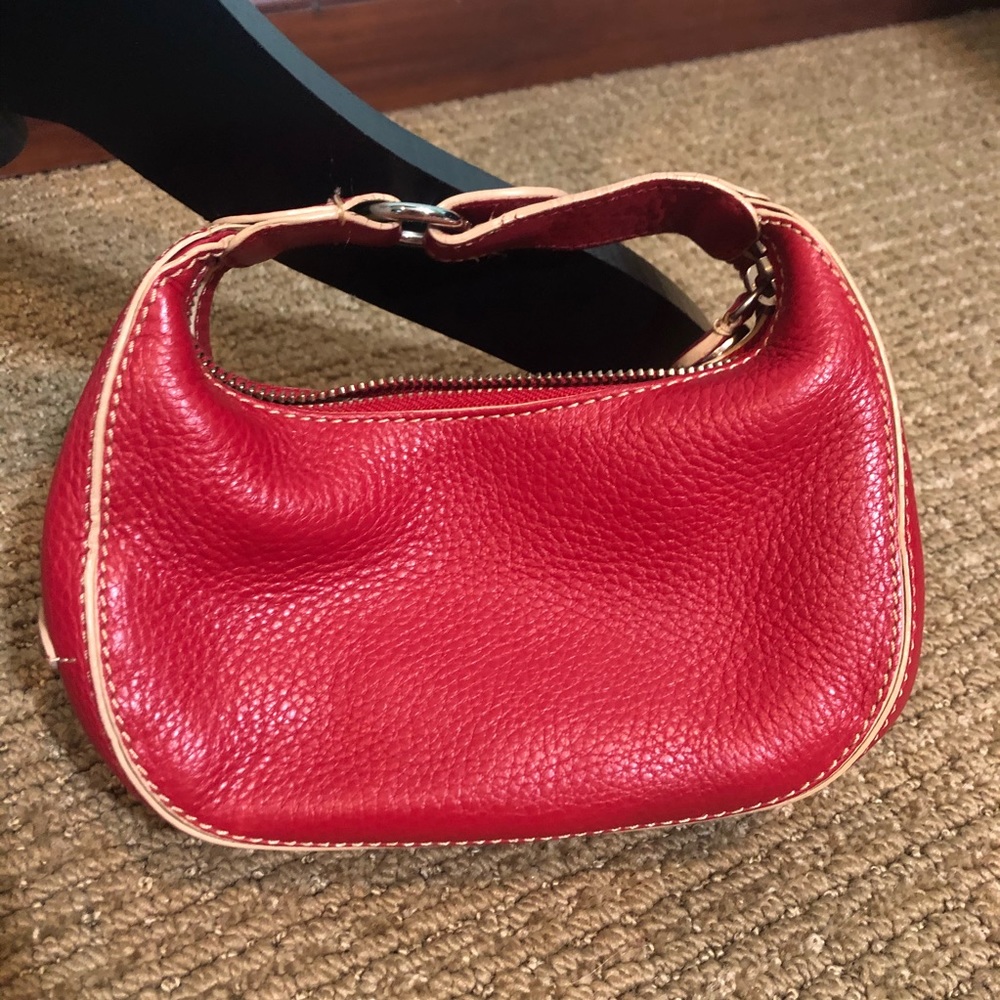 Cole Haan red leather small purse